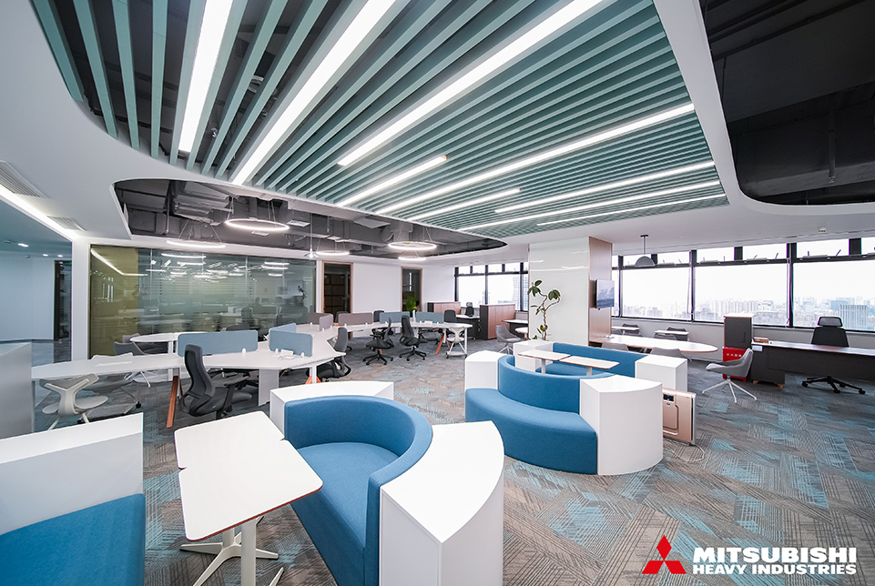 上海三菱重工有限公司辦公區(qū)設(shè)計(jì)一覽