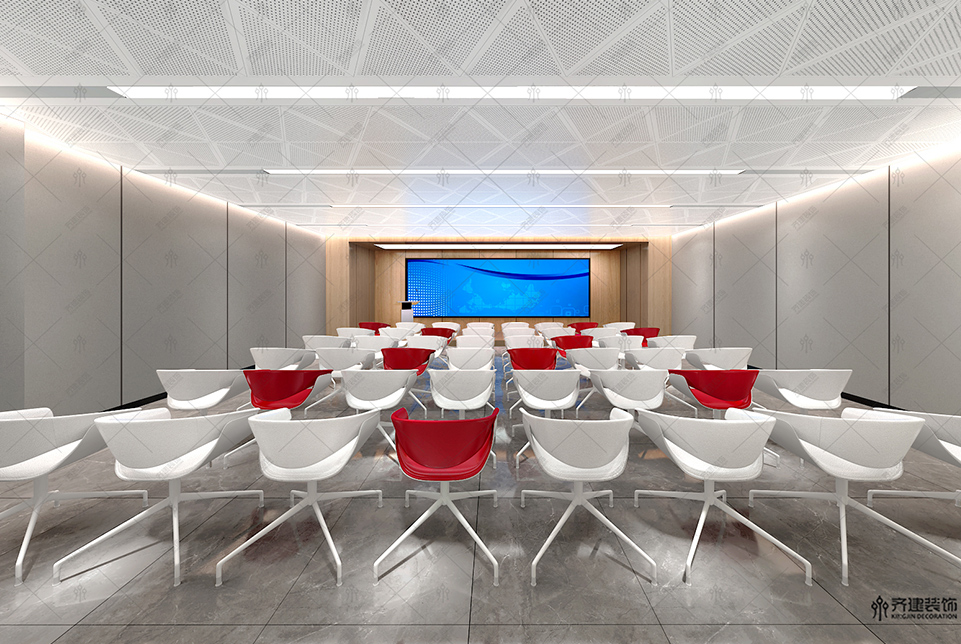 上海吉美瑞生辦公室裝修設計效果圖