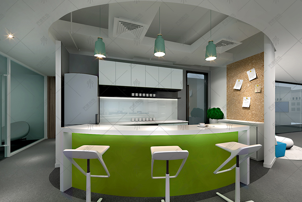 上海脈赫工業(yè)辦公室水吧裝修設(shè)計