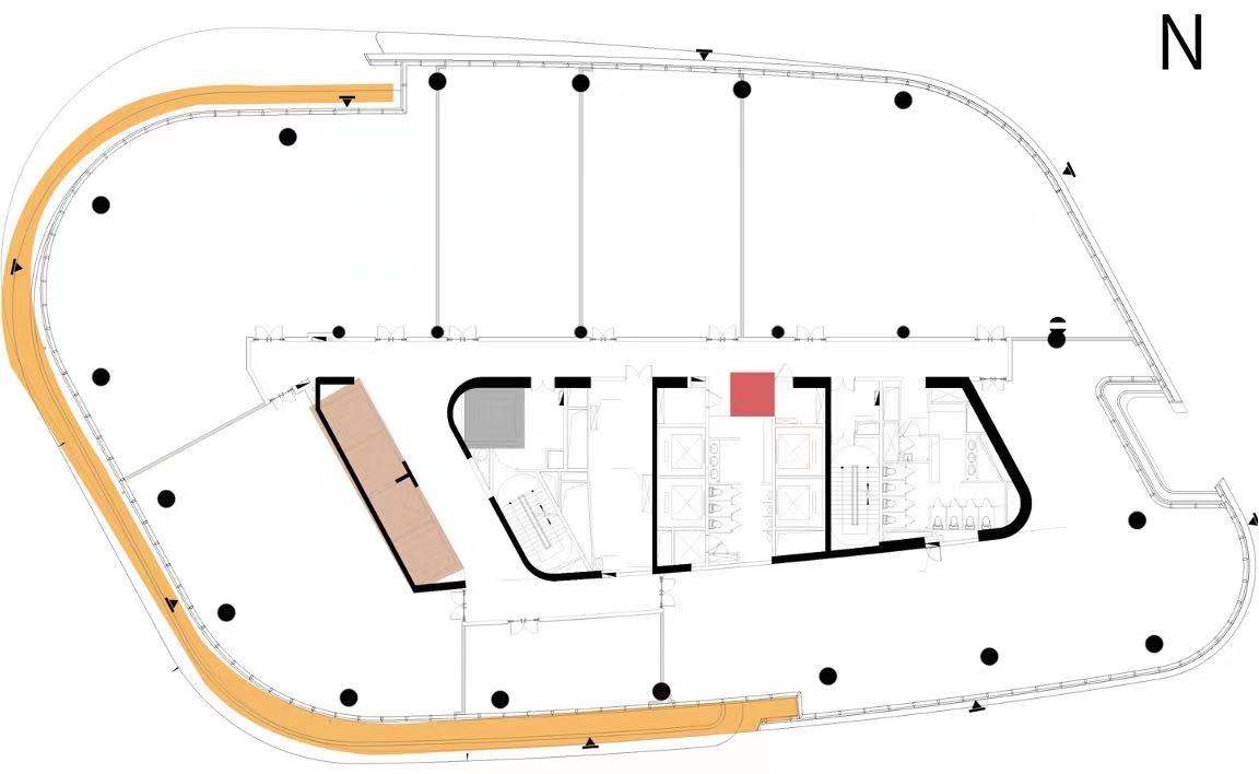 旭輝企業大廈寫字樓裝修平面圖 旭輝企業大廈寫字樓裝修平面圖