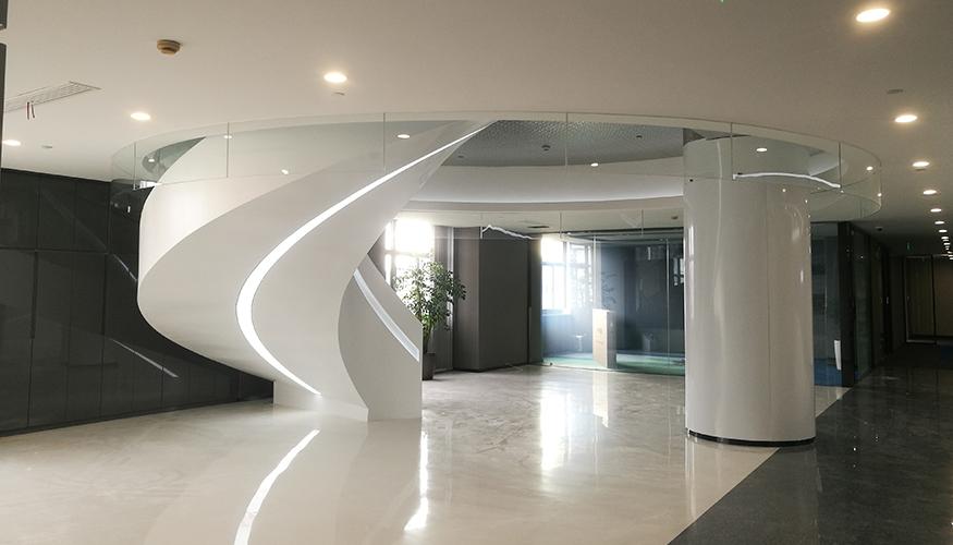 徐匯漕河涇2500平德馬物流辦公室前廳裝修竣工照 徐匯漕河涇2500平德馬物流辦公室前廳裝修竣工照