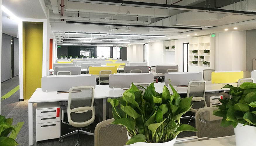 徐匯漕河涇2500平德馬物流辦公室員工辦公區(qū)裝修竣工照 徐匯漕河涇2500平德馬物流辦公室員工辦公區(qū)裝修竣工照