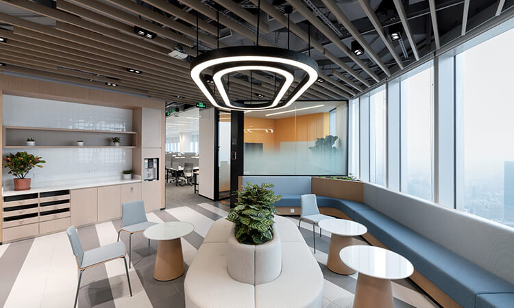 上海高級感辦公室裝修設(shè)計效果圖