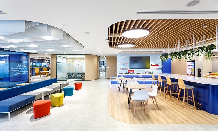 上海現代科技風辦公室裝修效果圖