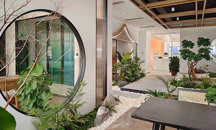 小規(guī)模綠植石景辦公室設(shè)計(jì) 小規(guī)模綠植石景辦公室設(shè)計(jì)