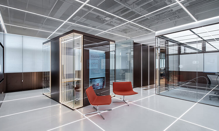 辦公室玻璃隔斷展廳裝修效果圖 辦公室玻璃隔斷展廳裝修效果圖