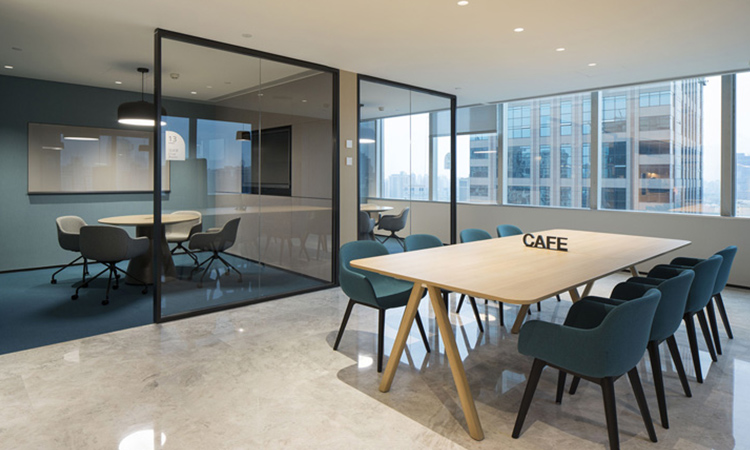 寫字樓黑框玻璃隔斷辦公會議室 寫字樓黑框玻璃隔斷辦公會議室